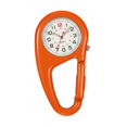 thumbnail image 1 of Reloj con mosquetón y clip para pesca y actividades al aire libre. Regalos para amantes de la naturaleza. Naranja, 1 of 8