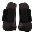 thumbnail image 2 of Botas de Ejercicio Abierto de 2 Pieza de Arranques de Sportstendon Ecuestre para Caballos - Cáscara Y de Neopreno marrón DYNWAVEMX Bota de tendón de caballo, 2 of 7