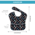 thumbnail image 4 of Kdxio Space Rockets Bibs For Babies, Baby Bibs for Eating, Toddler Bibs, Waterproof Bibs, Feeding Bibs, for Toddlers, Boys, Girls, 4 of 8
