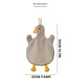 thumbnail image 3 of Ctnporpo Goose Thickened Hand Towel Soft Absorbent Kitchen Hand Rag Bathroom Absorbent Towel Coral Velvet Hand Towel Bath Towel, 3 of 4