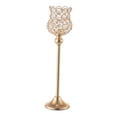 thumbnail image 1 of Candebro de cristal central Sin lma Candebros Decoración 43cm Zulema Portavelas pequeño de placa de hierro, 1 of 7