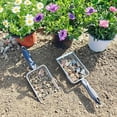 thumbnail image 2 of Gardening Soil Sifter Pack of 2 - Garden Sand Soil Compost Sifter with Handle - Two Garden Sifters (3.8mm and 5mm Mesh), 2 of 6