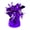 Purple, variant on Red Shimmer Balloon Anchor, 1Pc 5 x 2 Inches 6 oz Festive Holder, Metallic Foil Fringe Centerpiece Weight for Holiday Party, MELF