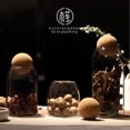 thumbnail image 4 of Set of Round Clear Lead-Free Glass Storage Jars with Soft Wood Cork Lids - Ideal for Tea, Spices, and Pantry Items - Durable Airtight Containers in Small, Medium & Large Sizes (White Box Packaging), 4 of 6