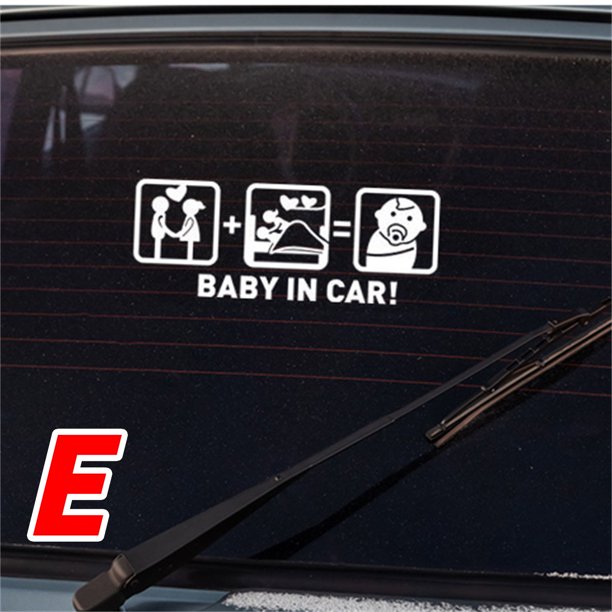 Shiusina Don't Touch My Car Glass Stick Reflective Hollow Out Car