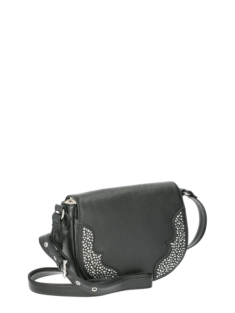 【レディース】 Jessie Trim Crossbody バッグ Jessica Simpson Women's Jessie Faux Leather Crossbody Saddle