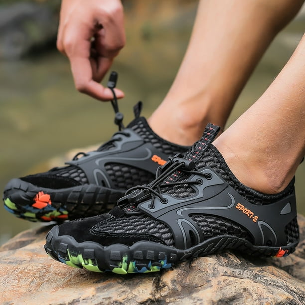 Zapatos Acuaticos Aquashoes Aqua Shoes Antideslizante Transpirable Natacion Agua para Mujeres Hombres black46 Likrtyny Tenis De Mujer Tenis De Hombre Bodega Aurrera en linea