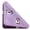 Purple, variant on Eqslft Triangle Corner Data Clip, Triangular Book Page Corner Clip, Multifunctional Color Binder Document Fastener - Prevents Books from Curling (1pcs)