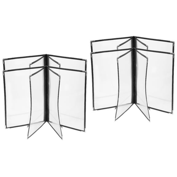 Recipe Folder 4 Pcs Loose Leaf Ring Binder The Menu for Restaurants Bar Covers Pvc