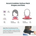 thumbnail image 7 of Cabeau Evolution X Adjustable Memory Foam Travel Neck Pillow, Diamond/Black, 7 of 7