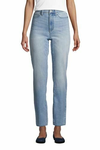 Lands' End Women's High Rise Straight 