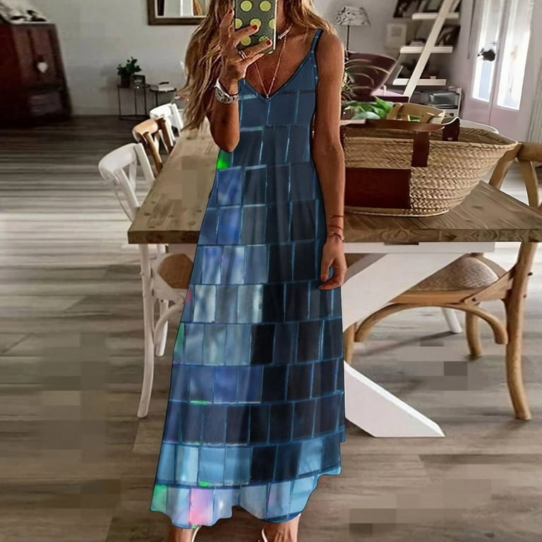 aqua blue summer dress Kara Aqua Blue Floral Premium Lined Chiffon Summer Dress – House Of Haniya main image 1