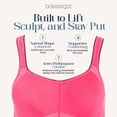 thumbnail image 4 of Dominique Zoe Pro Max Support Sports Bra #6100 – High Impact Workout Bra, Seamless Convertible Racerback T-Strap Bra, 4 of 6