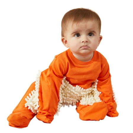 

ERTUTUYI Romper Baby Girls Boys Crawling Baby Solid Mop Onesie Romper Jumpsuit Orange 80