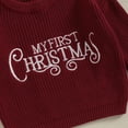 thumbnail image 5 of Toddler Baby Girl Boy Christmas Outfit Knit Sweater Long Sleeve Crewneck Warm Pullover Sweatshirt Top Fall Winter Clothes, 5 of 7