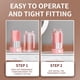 thumbnail image 5 of Organizador de Maquillaje cuadrado Xihbxyly Algodón Acrílico transparente, 5 of 6