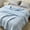 Blue, variant on Yellow Summer Quilt, Voile Washed Cloud Soft Gauze Quilt, Polyester Lightweight Bedding, Double Bed Duvet 78.74 x 59.06 Inches, Machine Washable Quilt for All Seasons