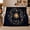 Hanging Star Sun, variant on Mystical Sun Moon Celestial, Festive Holiday Scene, Warm Flannel Blanket for Living Room and Reading Nook with Detailed Artwork, Art Lovers person's Day Gift, Artistic Home Decor