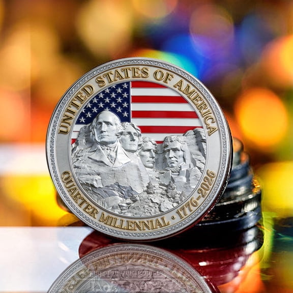 Final Cent Commemorative Keepsake Tribute Decorations, Nostalgic Historical Collectible Keepsake Ornaments, Retro Room Showcase Decoration, 1.6Inches