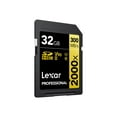 thumbnail image 3 of Lexar LSD2000032G-BNNNU 32GB Professional 2000x UHS-II SDHC Memory Card without R300 & W260Mbs Reader, 3 of 4
