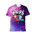 thumbnail image 5 of Cuphead T-Shirts for Men Women, Anime Short Shirts, Unisex Short Sleeve Tops, Crew Neck Tee Shirts, S-4XL, 5 of 8