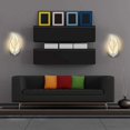 thumbnail image 3 of Leaf-shaped LED wall light - Modern design in metal and acrylic - Bedroom, hallway, living room - Power 7W, 3 of 5