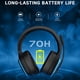thumbnail image 3 of Ecomoment Audífonos Inalámbricos para Juegos para PS5, PC, Switch, Mac con Bluetooth 5.4, Audífonos PS5 USB de 2.4GHz con Micrófono, Audífonos para Juegos con Luz RGB, 70H de Duración de Batería, Neg, 3 of 7