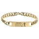 thumbnail image 1 of Pulsera de cadena de eslabones para hombre, joyería de hip hop, pulsera de eslabones duradera de acero inoxidable oro, 1 of 9
