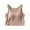 Khaki, variant on AherBiu Women Tank Tops with Built in Bra Cropped Undershirt Pajamas Wide Strap Summer Basic Layer Comfy Camisole
