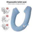 thumbnail image 2 of LCXmlly Button Design Toilet Mat Soft Comfortable Button Design Toilet Seat Pad Washable Reusable Toilet Pad for Bathroom, 2 of 9