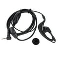 thumbnail image 1 of DEWIN Walkie Talkie Earpiece Multifunctional 2.5mm G Shape Clip Two Way Radio Headset for Motorola, 1 of 14
