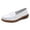 White, variant on ZTTD Breathable Work Shoes Women Shoes In Non Slip Sole White Leather Shoes