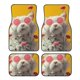 thumbnail image 1 of Balery Floral Sunglasses Cat Art Juego de 4 Alfombrillas para Auto, Revestimientos de Caucho Resistente, Diseño Antideslizante, 1 of 7