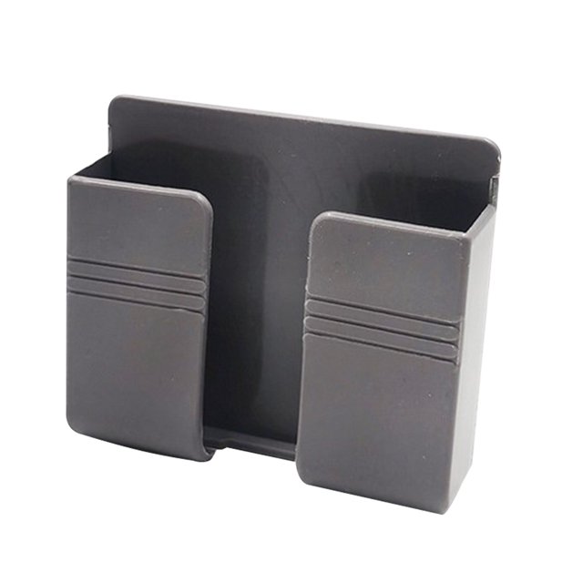 Toystoory Caja de almacenamiento organizadora montada en la pared, 1 unidad, enchufe de teléfono móvil montado en Control remoto, soporte de pared, Almacenamiento y organización del hogar gris Toystoory HA006454-02B