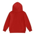 thumbnail image 4 of SonxaHe Toddler Girls' Hooded Sweatshirt Happy New Year Long Sleeve Hoodie Child Holiday Festival Cozy Winter Hoodies Red,Sized 3-4, 4 of 4