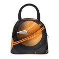 thumbnail image 1 of Balery Solar System Paper Art Bolsa de Almuerzo para Mujeres, Caja de Almuerzo, Bolsa de Almuerzo Pequeña Impermeable, Tote de Almuerzo Reutilizable con Gran Capacidad, 1 of 6
