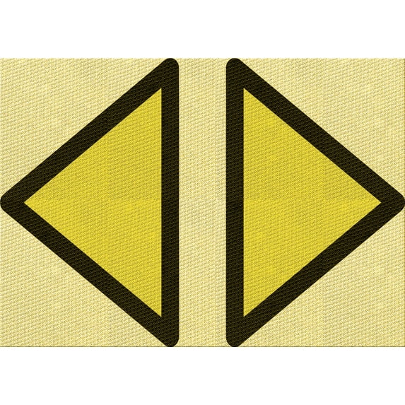 Ahgly Company Indoor Rectangle Patterned Dark Yellow Green Area Rugs, 2' x 5'