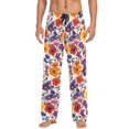 thumbnail image 7 of FORMRS Mens Pajama Pants with Pockets Sleepwear Lounge Bottoms Sizes S-2XL, Colorful Flowers Pattern, 7 of 7