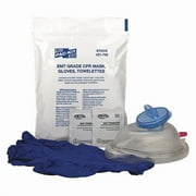 First Aid Only CPR Mask,Adult,Clear,4 Pieces 21-700