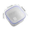 thumbnail image 2 of Yonrjhukm Microwave Safe Plastic Food Storage Container Set, Sealed Refrigerator Lunch Box, High Quality, Odorless, Heatable & Stackable Food Preservation Box, 2 of 2