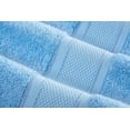 thumbnail image 2 of Halley Bath Towels 4-Piece Set-100% Turkish Cotton Ultra Soft, Absorbent Bathroom Towels - Machine Washable-Blue, 2 of 4