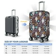 thumbnail image 6 of Haiem Forest Cute Owl Luggage Cover Printed Suitcase Covers for Luggage Elastic Washable Suitcase Protector Fits 18-32 Inch Luggage-Large, 6 of 9