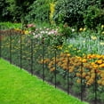 thumbnail image 6 of Decorative Garden Fence 10 Pack, 37.5in(H) x 10.8ft(L) Animal Barrier Rustproof Metal Fencing for Yard Dog Rabbit Wire Edging, 6 of 6