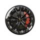 thumbnail image 5 of Reloj de pared con motivo de rueda - Decoración de pared tranquila para colgar - Decorativo, C, 5 of 9