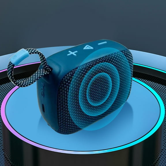 xjwjuw Outdoor Portable Bluetooth Speaker, Bluetooth 5.3, Card & USB Disk Playback, HIFI Stereo Sound with Portable Hook, for Music & Clear Calls Outdoor Camping, Home Leisure, Daily Use and Travel