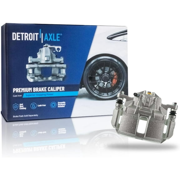 Detroit Axle - Front Passenger Side Disc Brake Caliper w/Bracket Replacement for 2003 2004 2005 2006 2007 Honda Accord 3.0L