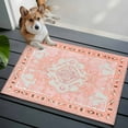 thumbnail image 4 of Bathroom Rugs 2x3 Ft, Pink Boho Non Slip Area Rugs for Kitchen Bedroom Entryway, Vintage Abstract Tribal Decorative Oriental Washable Carpet Runner Rug Floor Mats for Bedroom Home Decor, 4 of 9