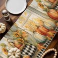 thumbnail image 2 of Thanksgiving Fall Table Runner, Autumn Thanksgiving Kitchen Dining Table Decoration for Home Party Decor 13x72 Inches, 2 of 9