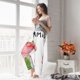 thumbnail image 5 of Balery Hello Summer Gnome Pantalones de pijama para mujer, pijamas ultraligeros, pantalones de estar por casa-3X-Large, 5 of 6