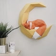 thumbnail image 3 of Moon Fox, Diy Papercraft Templates Wall Decor Art Piece Of Paper Ornament, Geometric Paper Craft Origami, No es un modo terminado JFHHH pequeña, 3 of 5